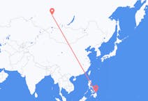 Flights from Del Carmen, Philippines to Krasnoyarsk, Russia
