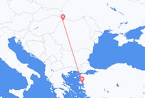 Fly fra Satu Mare til Mytilini
