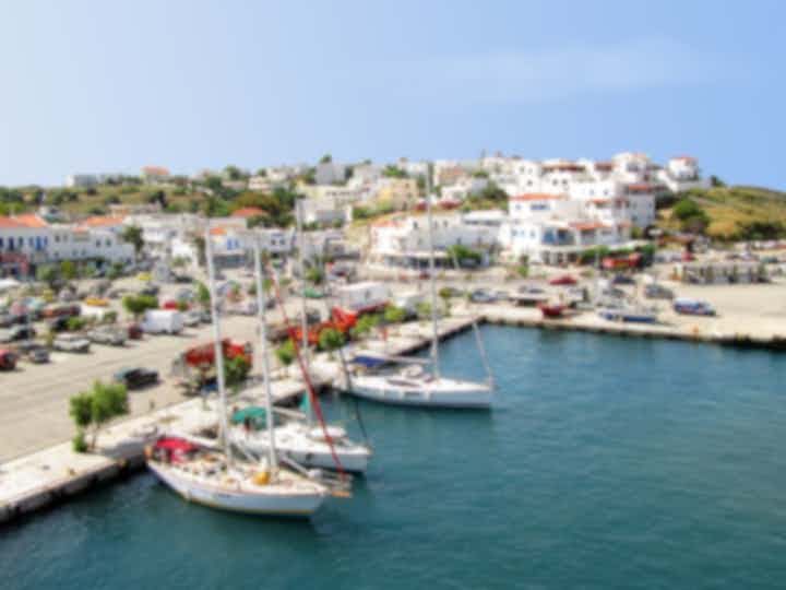 Hoteller og steder å bo i Andros, Hellas