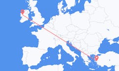เที่ยวบิน จาก น็อค เคาน์ตีมาโย, ไอร์แลนด์ ไปยัง อิซมีร์, ตุรกี