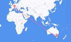 Flyreiser fra Devonport, Australia til Genova, Italia