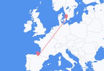 出发地 西班牙出发地 Vitoria目的地 丹麦哥本哈根的航班