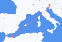 Flyreiser fra Nador, Marokko til Trieste, Italia