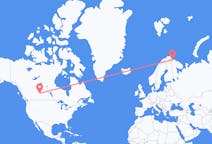 Flights from Lloydminster, Canada to Kirkenes, Norway