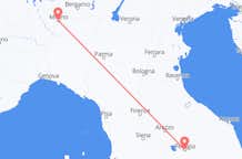 Flights from Perugia to Milan