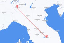 Flyreiser fra Perugia, Italia til Milano, Italia