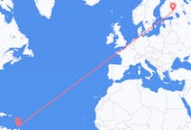 出发地 格林纳达聖喬治目的地 芬兰萨翁林纳的航班
