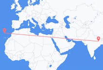 出发地 印度加雅目的地 葡萄牙丰沙尔的航班