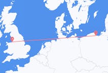 Lennot Liverpoolista Gdańskiin