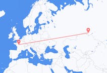 Flyg från Omsk till Tours