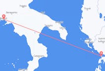 ギリシャのから プレヴェザ県、イタリアのへ ナポリフライト