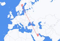 Flyrejser fra Riyadh, Saudi-Arabien til Sundsvall, Sverige