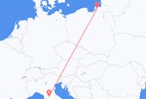 Vluchten van Kaliningrad naar Florence