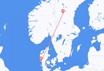 Flyg från Esbjerg till Sveg