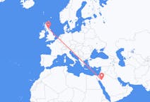 Flights from Tabuk to Edinburgh