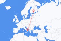 Flights from Crotone, Italy to Lappeenranta, Finland