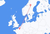 Flyreiser fra Paris, til Östersund