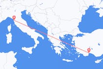 出发地 意大利出发地 比萨目的地 土耳其安塔利亚的航班