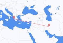 出发地 伊朗出发地 伊斯法罕目的地 希腊Kefallinia的航班