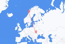 Flights from Mo i Rana, Norway to Suceava, Romania