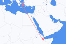Flights from Jijiga, Ethiopia to Santorini, Greece