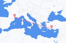 Flyg från Aspiran, Frankrike till Antalya, Turkiet