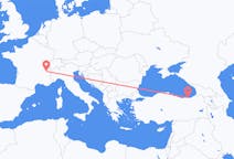 Flüge von Chambery, Frankreich nach Trabzon, die Türkei