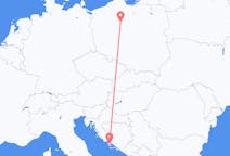 Flights from Brač, Croatia to Bydgoszcz, Poland