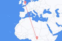 Flights from from Bangui to London