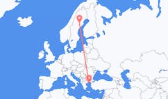 Flights from Lycksele, Sweden to Lemnos, Greece