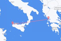 Flyreiser fra Trapani, Italia til Preveza, Hellas