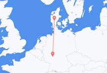 Flyreiser fra Billund, Danmark til Frankfurt, Tyskland