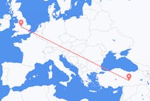 Flyrejser fra Birmingham, England til Malatya, Tyrkiet