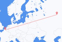 Fly fra Kirov til Lille