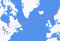 Flyreiser fra Thunder Bay, til Trondheim