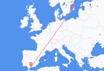 Fly fra Málaga til Visby