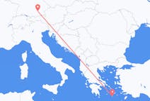 Flights from Munich in Germany to Santorini in Greece