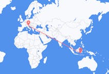 印度尼西亚出发地 望加錫飞往印度尼西亚目的地 威尼斯的航班
