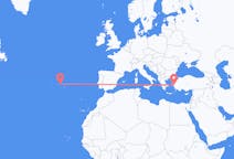 Flights from Terceira Island, Portugal to İzmir, Turkey