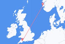 Flights from Exeter, the United Kingdom to Haugesund, Norway