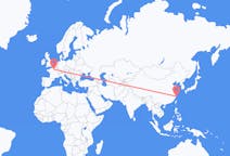 Flights from Taizhou, China to Paris, France
