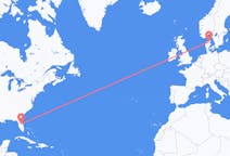 Flights from Orlando, the United States to Aalborg, Denmark