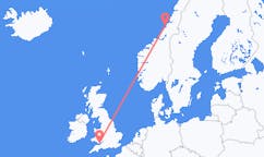 Voli from Rørvik, Norvegia to Cardiff, Galles