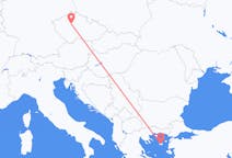 Flyg från Lemnos till Prag