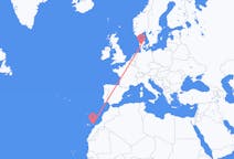 Рейсы из Фуэртевентура, Испания в Биллунн, Дания