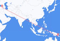 Flyreiser fra Port Moresby, til Ağrı merkez