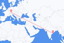 Flyrejser fra Visakhapatnam, Indien til Memmingen, Tyskland