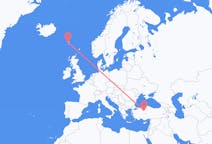 Flights from Sørvágur to Ankara