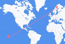 Flights from Rangiroa, French Polynesia to Lycksele, Sweden