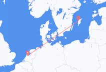 Loty z Visby (Dania), Szwecja z Amsterdam, Holandia